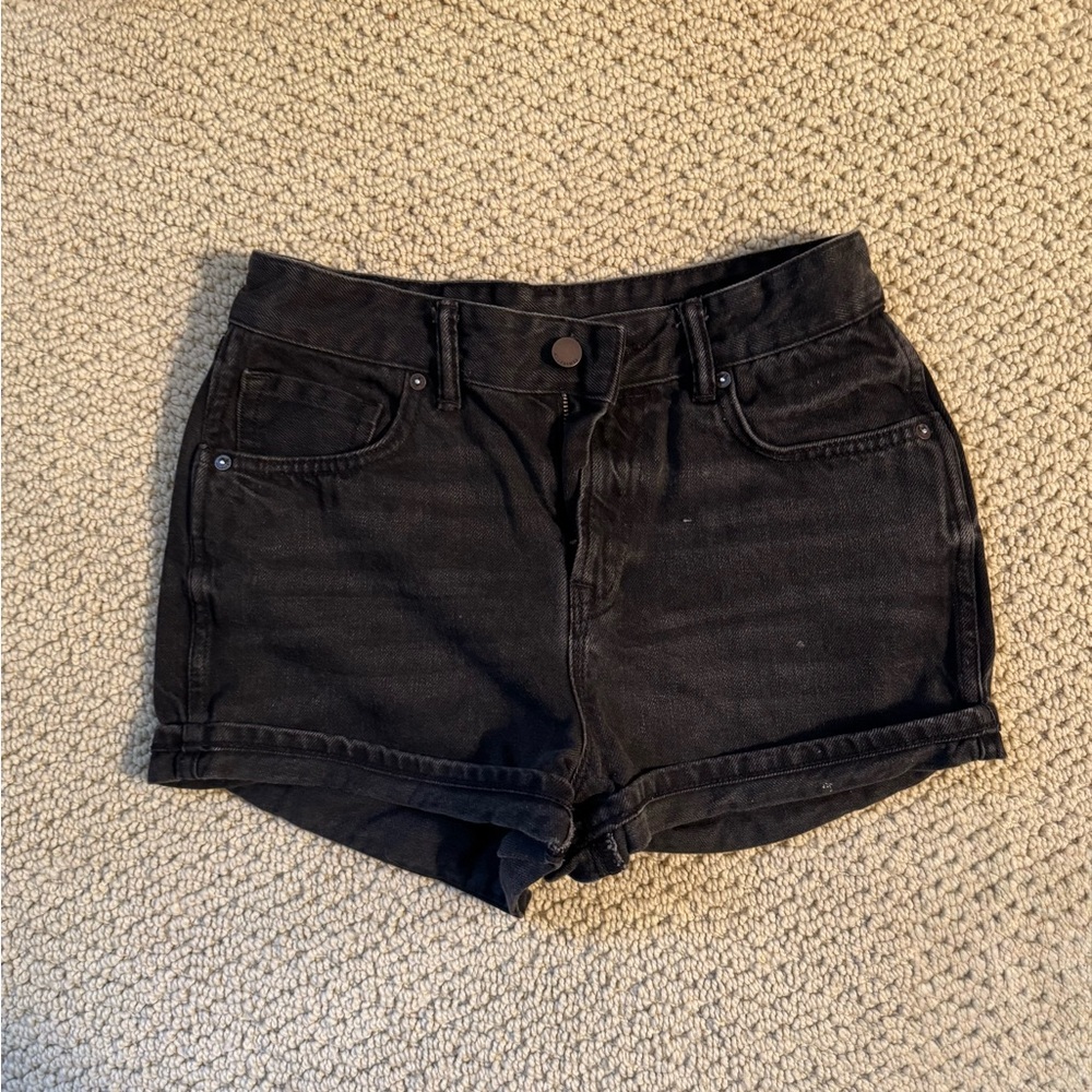 AllSaints Black Denim Women's Shorts